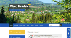 Desktop Screenshot of obechradek.cz