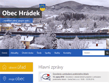 Tablet Screenshot of obechradek.cz